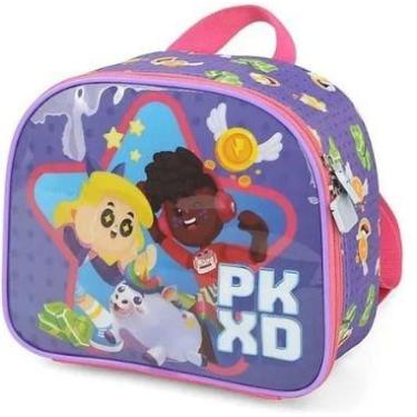 Imagem de Lancheira Térmica Escolar Infantil Luxcel LA37603PD PKXD, Violeta