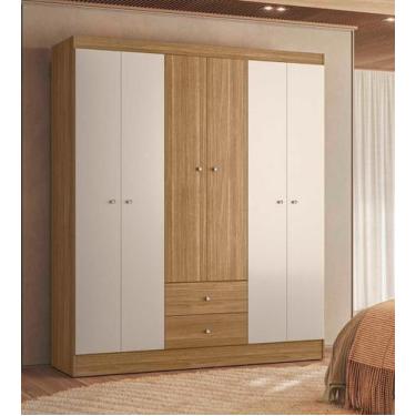 Imagem de Guarda Roupa Casal 6 Portas 2 Gavetass 1,53x1,82 Itália Kits Paraná, F