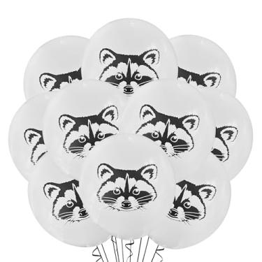 Imagem de Malayan Products Raccoon Balloons 12 Count Latex, Trash Panda Birthday Decoration Theme Party, 12Inch Standard Size