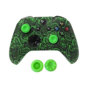 Imagem de Capa Protetora De Silicone Camuflada Com Grips Para Controle Xbox One 