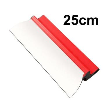 Imagem de Desempenadeira Lisa Aço Inox 25Cm para Snel Ferramentas, Vermelho, úni