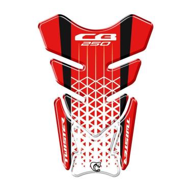 Imagem de Protetor De Tanque Adesivo Moto Honda Cb Twister 2022/2023 Vermelho 1