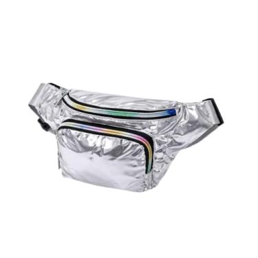 Imagem de Pochete Holográfica Metalizada Bloquinho Carnaval R175 (Prata)