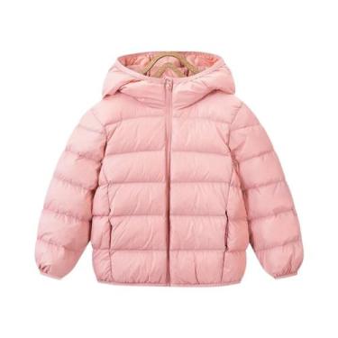 Imagem de Jaqueta Com Capuz Para Meninos E Meninas, Parka Leve De Penas De Pato 