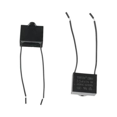 Imagem de Kit De Capacitores Retangulares CBB61 10UF 450V (3 Peças) Para Motor D