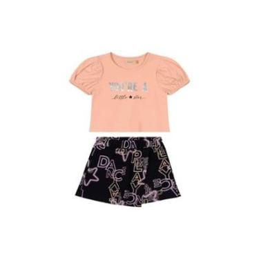 Imagem de Conjunto Infantil Menina Moletinho Carinhoso 98227-Feminino