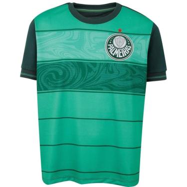 Imagem de Camiseta Palmeiras Betel Defense IV Infantil Verde-Masculino