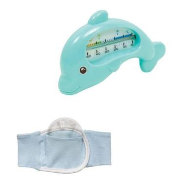 Imagem de Termometro De Banheira E Cinta Para Colica Kit Saude Bebe - Buba