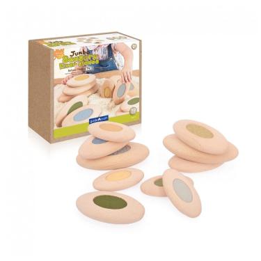 Imagem de Blocos Sensoriais Guidecraft Jumbo Sensory River Stones Pedras do Rio Naturais Texturiz...