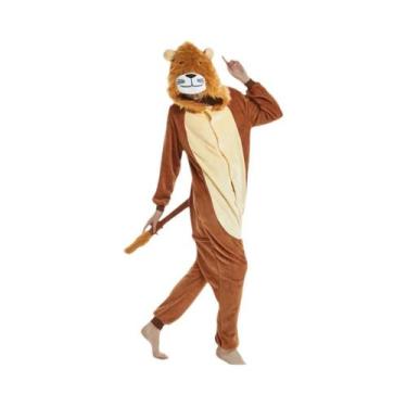 Imagem de Fantasia De Cosplay Kigurumi Para Adultos Em Formato De Animais: Leão,