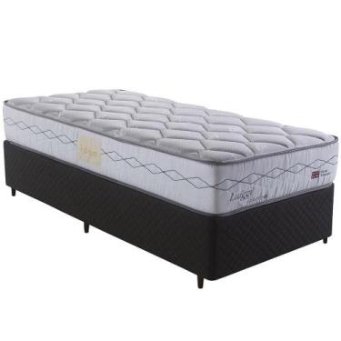Imagem de Cama Box Solteiro Herval Luiggi, Molas Maxspring, 96 cm