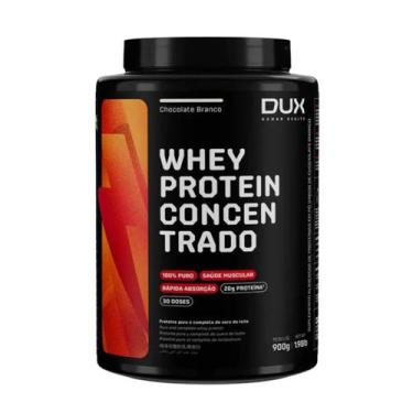 Imagem de Whey Protein Concentrado DUX 900g Sabor Chocolate Branco - Dux Nutriti
