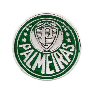 Imagem de Broche Metal Escudo Time 2.2X2.2Cm - Palmeiras - Mileno