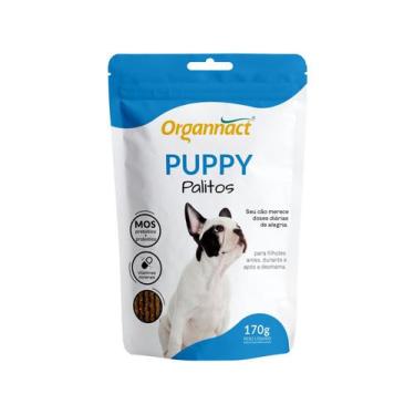 Imagem de Puppy Palitos Sachê 170 g suplemento Cães - Organnact, 170g