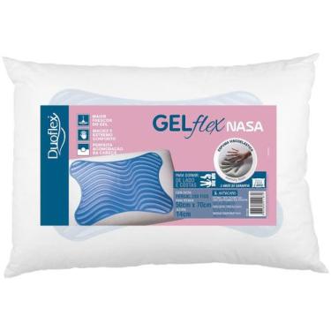 Imagem de 3 Travesseiros Nasa GelFlex Médio 14cm - Duoflex