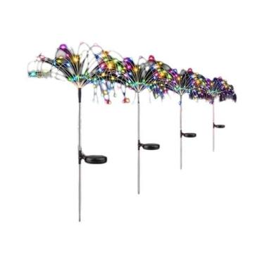 Imagem de Luzes De Fada Solares À Prova d'Água LED Para Jardim, Luzes De Flores 