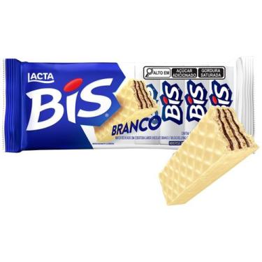 Imagem de Chocolate Bis Branco Lacta 126g, Branco