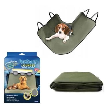 Imagem de Capa Protetora para Banco de Carro Yeet para Pet Cachorro e Gato Nylon Verde Musgo 145X145CM 1 Unidade