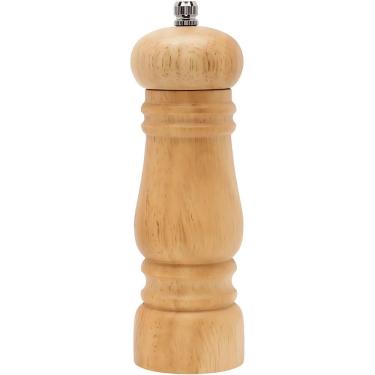 Imagem de Moedor de sal-pimenta XCWJ10 para Temperar Alimentos em Madeira com Granulação Uniforme para Mesa Amadeirado Uni Home