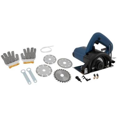 Imagem de Serra Mármore Elétrica Nell MB91105 110mm  - 1300W 1200 RPM 8 Peças