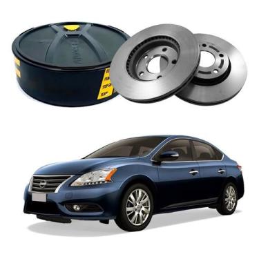 Imagem de Par Disco Freio Dianteiro Ventilado Sentra 2.0 2014 A 2016 - Fremax