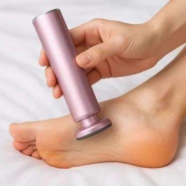 Imagem de Esfoliador Lixa Pedicure Remove Calos Alisa Pele Spa Cuidado Pés Racha