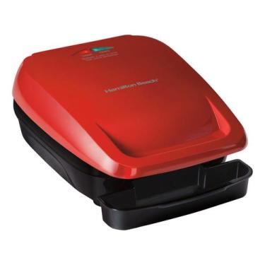 Imagem de Grill Elétrico Vermelho Hamilton Beach 25355 (hbb02) Cor Vermelho/Pret