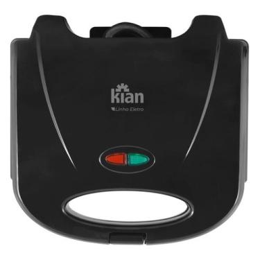 Imagem de Sanduicheira Kian Chapa Antiaderente Elétrica 750w 127V, 110V