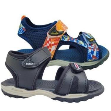 Imagem de Kit 2 Pares Sandália Infantil Masculina Papete Menino Presente Escolar Verão Estiloso Shoes Kids-Masculino