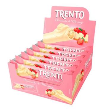 Imagem de Chocolate Cheesecake de Morango Trento 512g c/16 unid. - Peccin