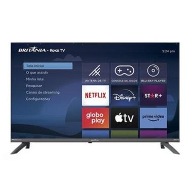 Imagem de Smart tv 40 britânia roku tv led dolby audio