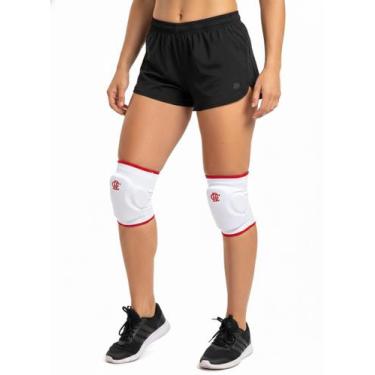 Imagem de Joelheira com Proteção Spry  Flamengo - N1Sport, Vermelho, Branco, GG