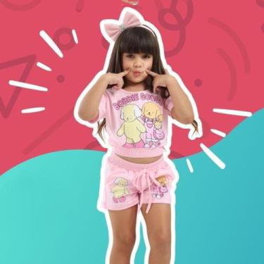Imagem de Conjunto Boob infantil Cropped e short - Roupa infantil - July Kids, R