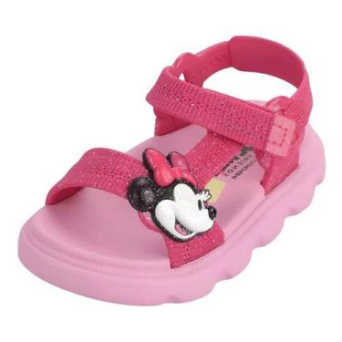 Imagem de Sandalia Infantil Menina Conforto Disney Minnie Grendene, Rosa, Rosa, 