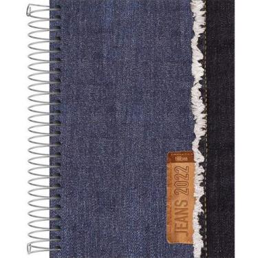 Imagem de Agenda Tilibra Jeans Pequena 2 Dias por Página 2022