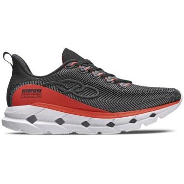 Imagem de Tênis olympikus perfect 3 m, Preto, Vermelho, 40