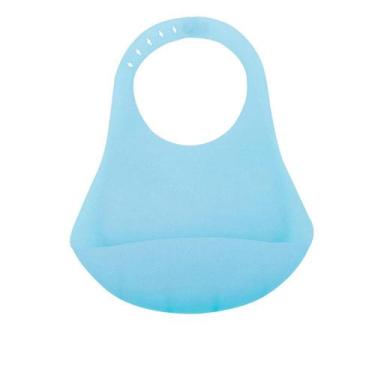 Imagem de Babador de Silicone Azul 6688 - Mimo - Mimo Style