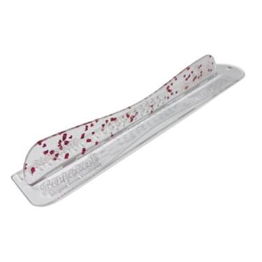 Imagem de Régua Proteção 60cm Safecut Acrílico Glitter Coração Marpax