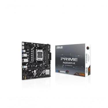 Imagem de Placa Mae Prime A620M-K AM5 DDR5 Micro ATX para Ryzen Series 9000 8000