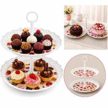 Imagem de Boleira Bailarina 2 Andares para Doces e Cupcakes - Yeet