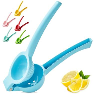 Imagem de Y-ME Espremedor manual de limão cítrico, espremedor de frutas e limão, ferramenta de cozinha profissional (azul-celeste)