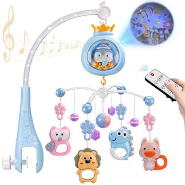 Imagem de Móbile para Berço ZFSZSY com Música, Luzes e Controle Remoto para Bebê