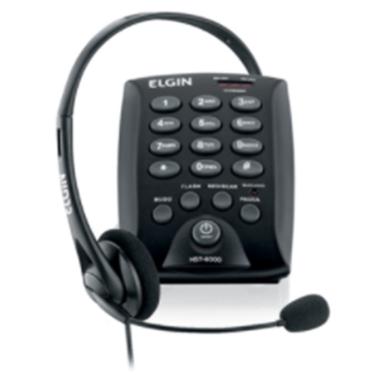 Imagem de Telefone Headset Telemarketing Telefonista Call Center 6000