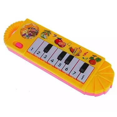 Imagem de Piano Musical Infantil Amarelo