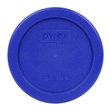 Imagem de Pyrex 7202-PC Cadete Azul Redondo 1 Tampa de Armazenamento para Tigelas de Vidro, Cadet Blue, 1 Cup, 1