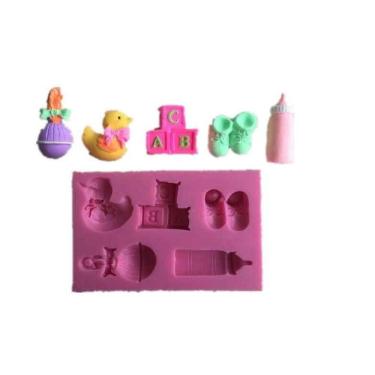 Imagem de Molde De Silicone Chá De Bebê, Maternidade
