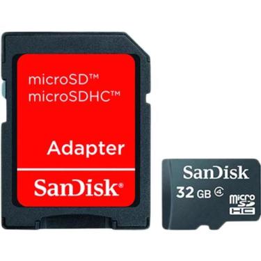 Imagem de Cartão De Memória 32Gb Micro Sd + Adaptador Sd - Sandisk