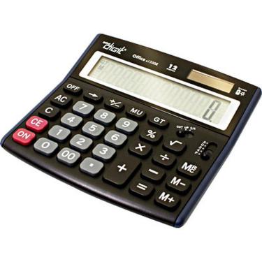 Imagem de Calculadora de mesa (bat solar 12 dígitos) preto 1200S Spiral Digit cx 1 un