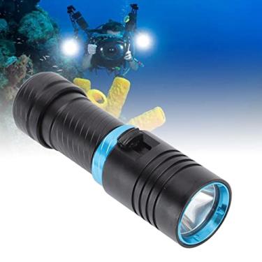 Imagem de Lanterna, lanterna subaquática à prova d'água, ipx8 100m, led l2 infinitamente regulável, lanterna de mergulho 5000lm, luzes subaquáticas, para caverna subaquática do mar profundo, Lanterna Luzes
