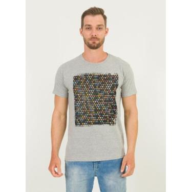 Imagem de Camiseta Masculina Triângulo Abstrato Urien